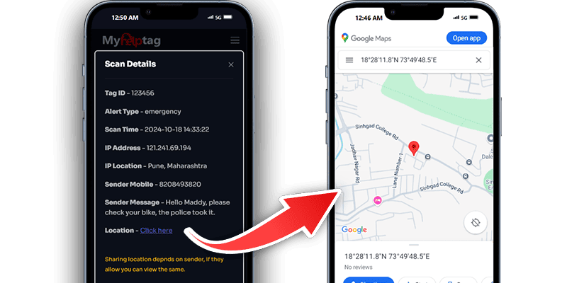 myhelptag helps to get gps location